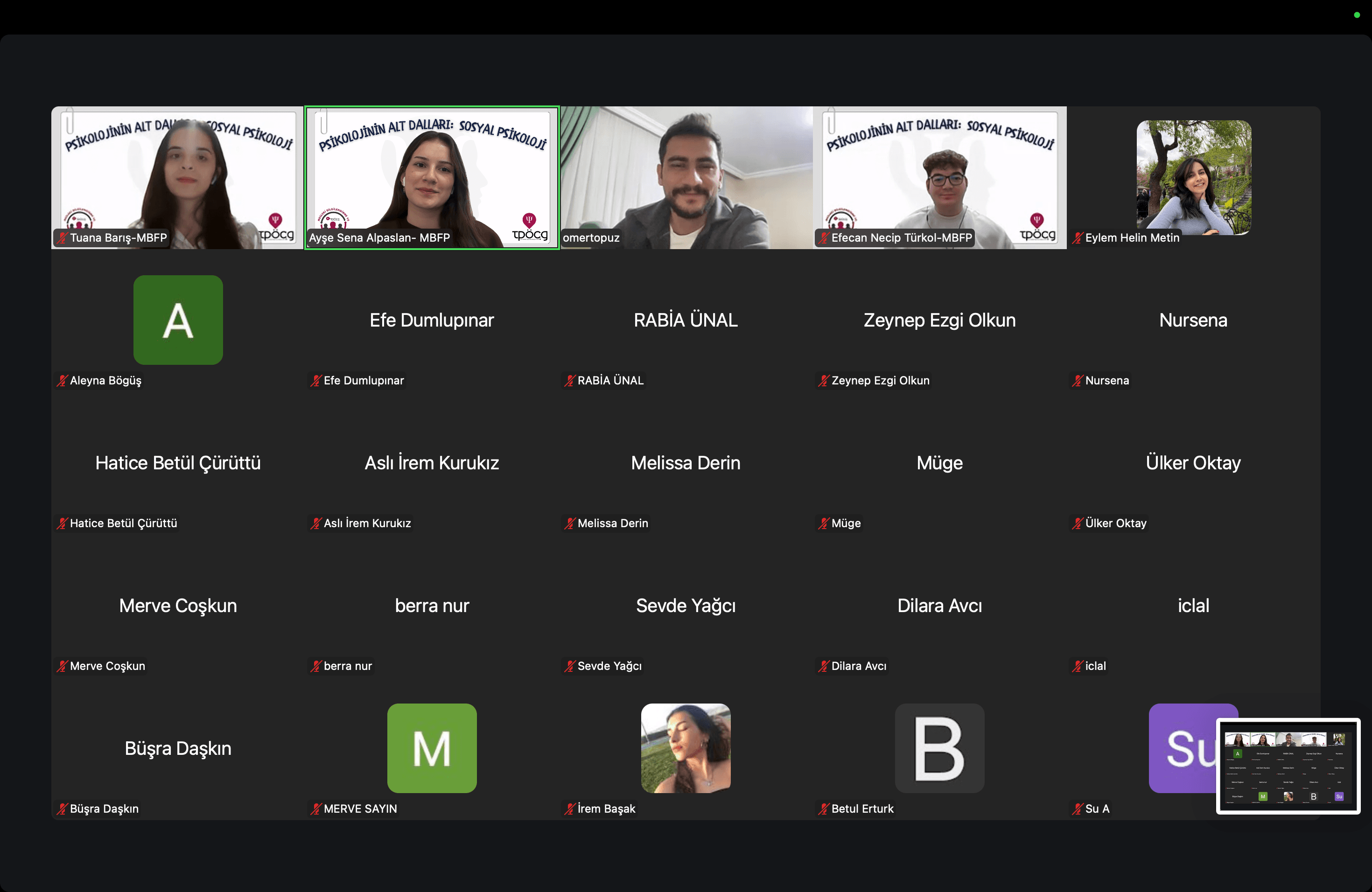 Ömer Topuz Delivered a Talk at the TPÖÇG Event on the Historical Development of Social Psychology