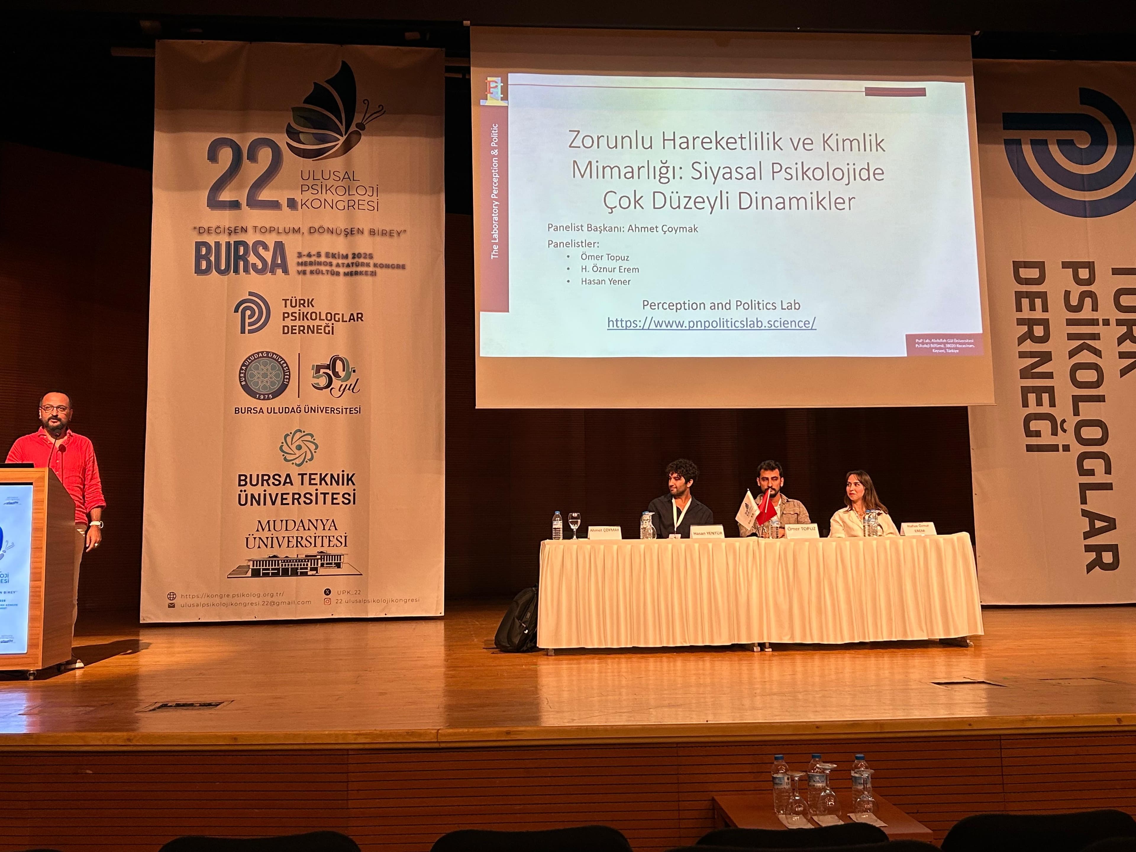 PnP laboratory attended the 22. National Psychology Congress (Ulusal Psikoloji Kongresi) in Bursa